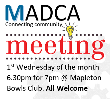 advert for monthly meeting